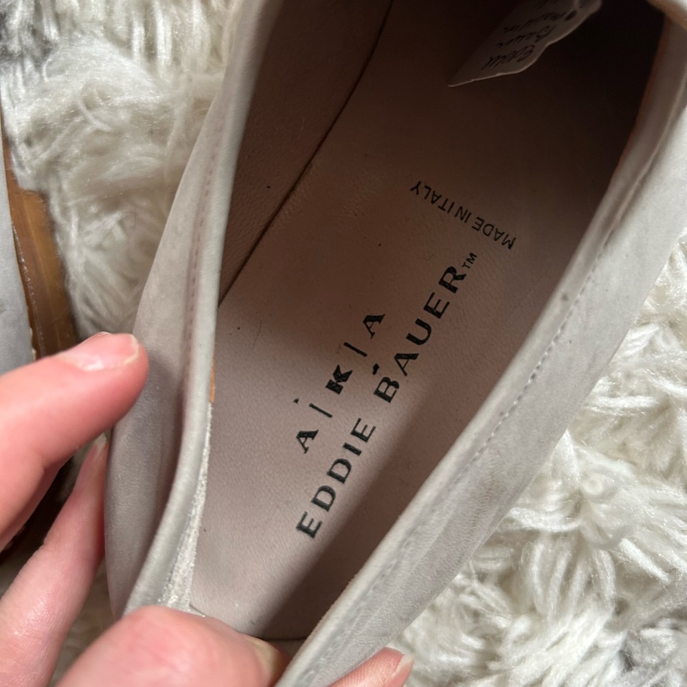 ☀️3/$25 Eddie Bauer gray loafers women 10 - Picture 3 of 6